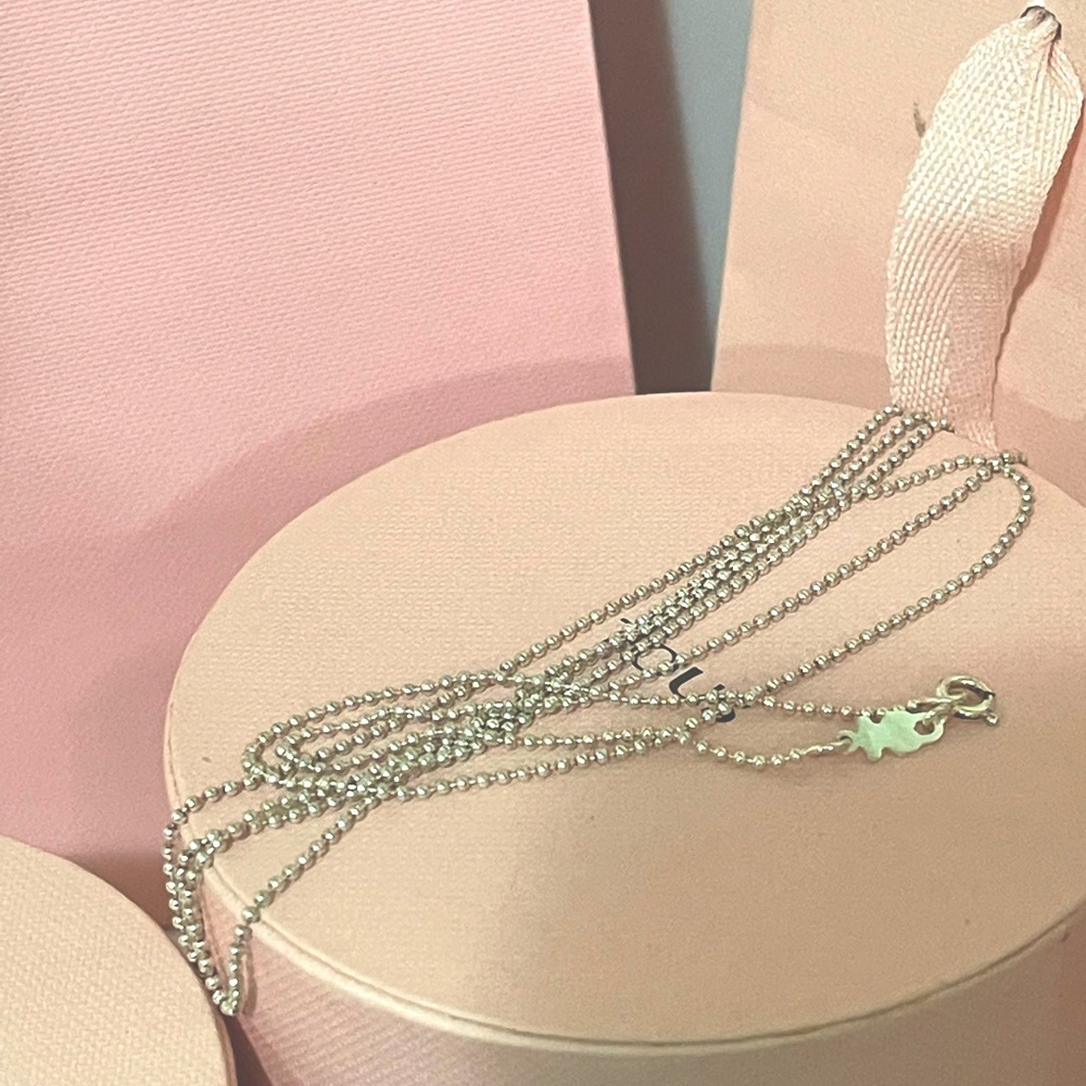 Tous sterling silver authentic brand new 80cm necklace chain